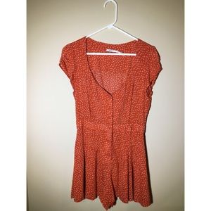 Kimchi Blue Button-Front Romper ASO Holland Roden