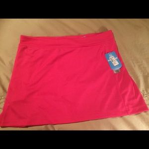 Pink golf skort