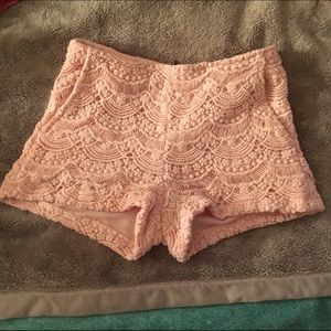Forever 21 Crochet Shorts