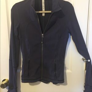 Lulu full zip fitted jacket