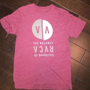 Mens RCVA red t-shirt