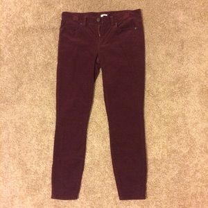 jcrew factory skinny cords