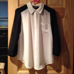 Light button up shirt