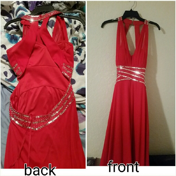 Red Prom Dress - Picture 2 of 4