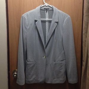 EXPRESS gray one-button blazer lined
