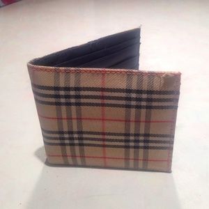 Small Plaid Wallet