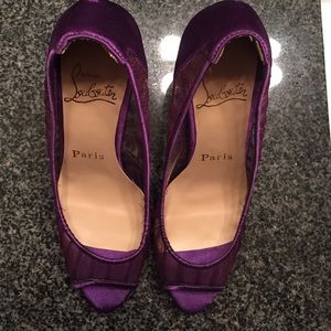 Purple Louboutins