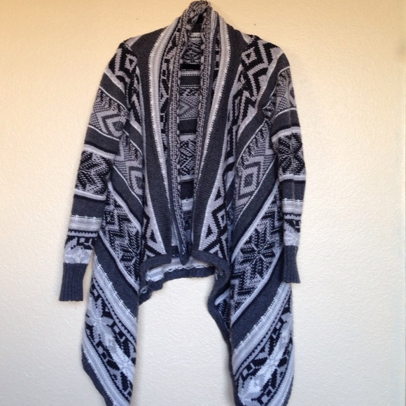 Old Navy Aztec Shawl Sweater
