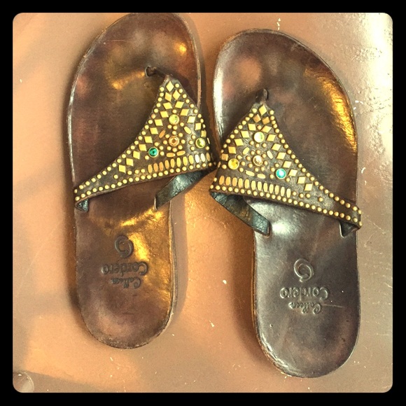 Jeweled sandals