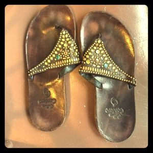 Jeweled sandals