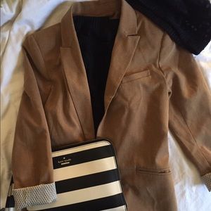 Camel Long Blazer