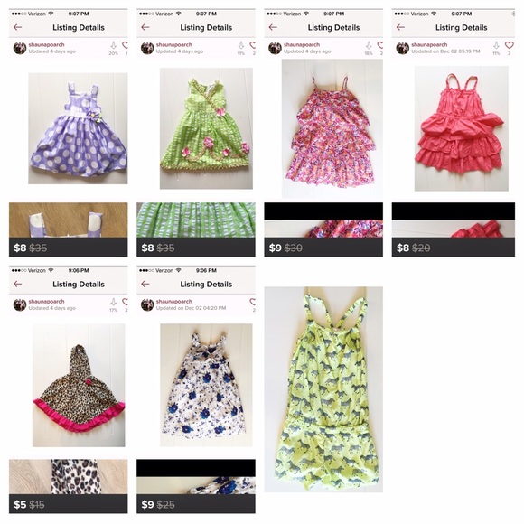 7 item bundle for @mamaste