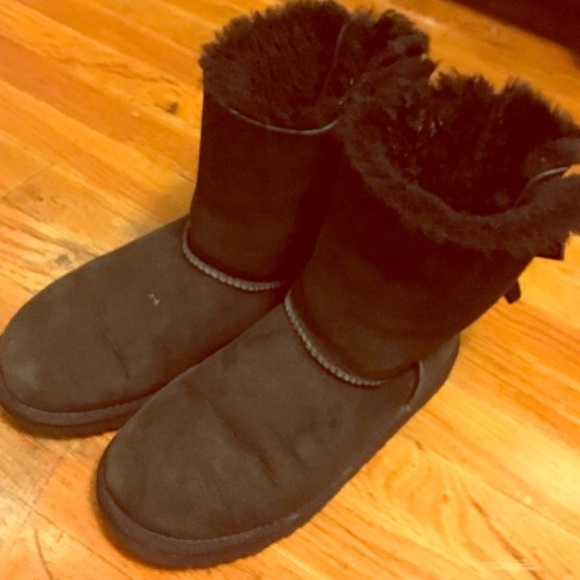 Bailey Bow Black Uggs