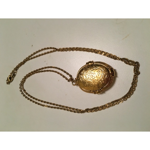Avon Gold Double Locket