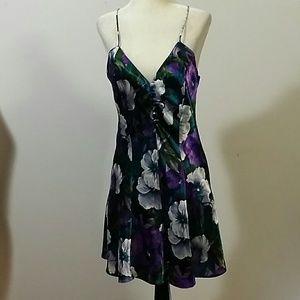 Cacique Floral Lingerie Romper- Lge