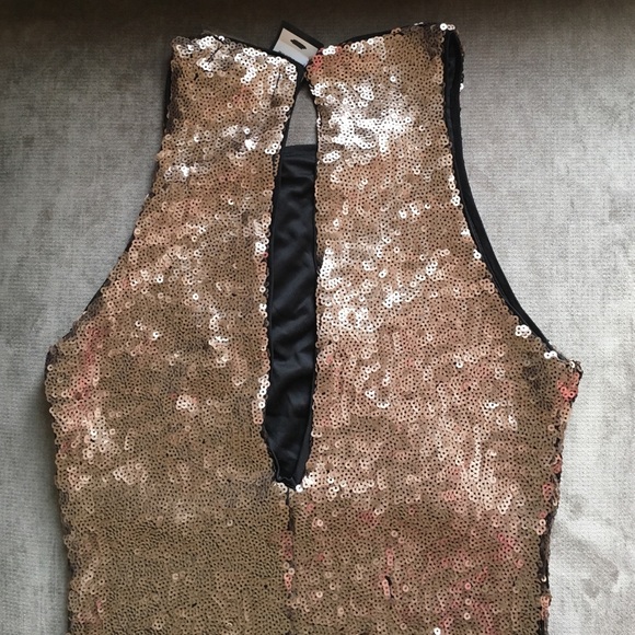 Gold Sequin Dress - Picture 3 of 3