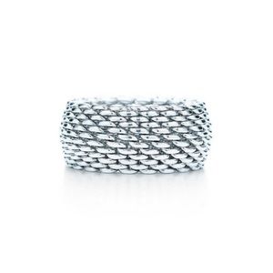 Tiffany & Co. Sterling Silver Mesh Ring