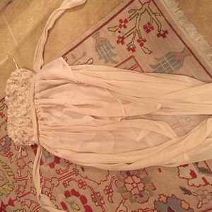 Strapless high low dress
