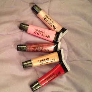 Torrid "Shine On" 5 pack lipgloss