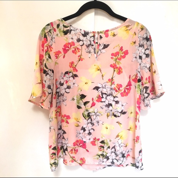 Petite Floral Blouse - Picture 3 of 4