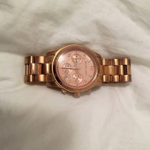 Michael Kors rose gold watch