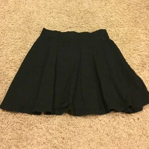 PINK Black Skater Skirt