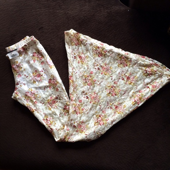 White Floral Lace Bells