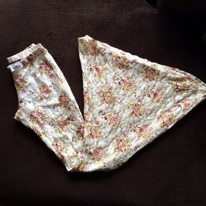 White Floral Lace Bells