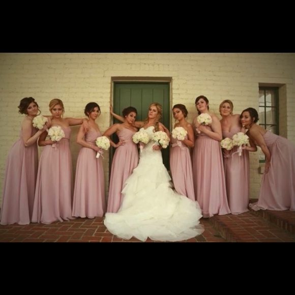 Alfred Angelo Bridesmaid Dress in blush