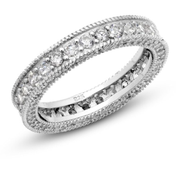 925 silver diamonds band