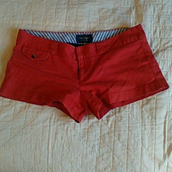 American Eagle Red Shorts