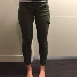 Army green cargo pants