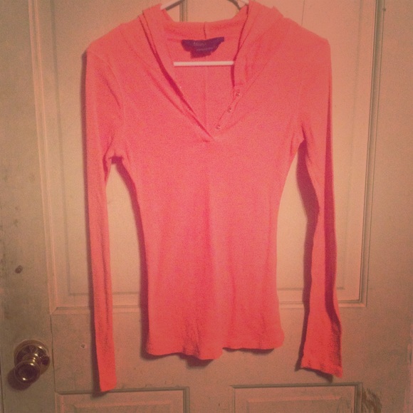 Button up hooded long sleeve