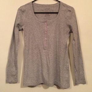 Gray button up shirt