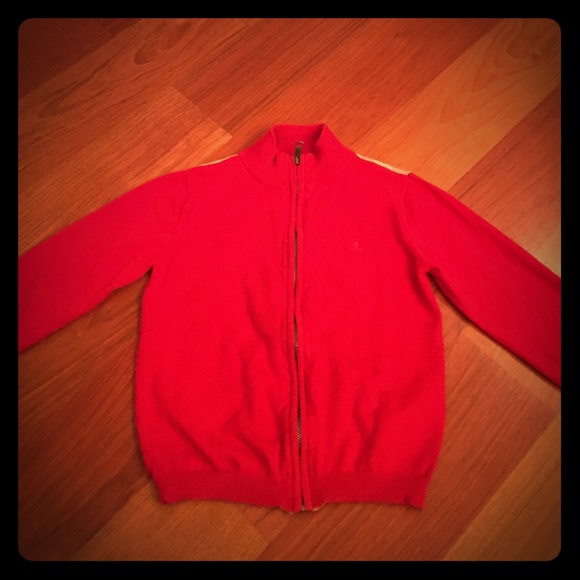 Burberry zip up sweater
