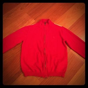 Burberry zip up sweater