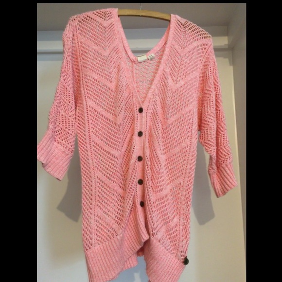 Pink Roxy Cardigan
