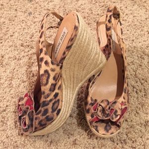 Cheetah print Steve Madden wedges