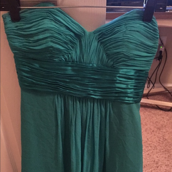 Teal Laundry strapless cocktail dress 2