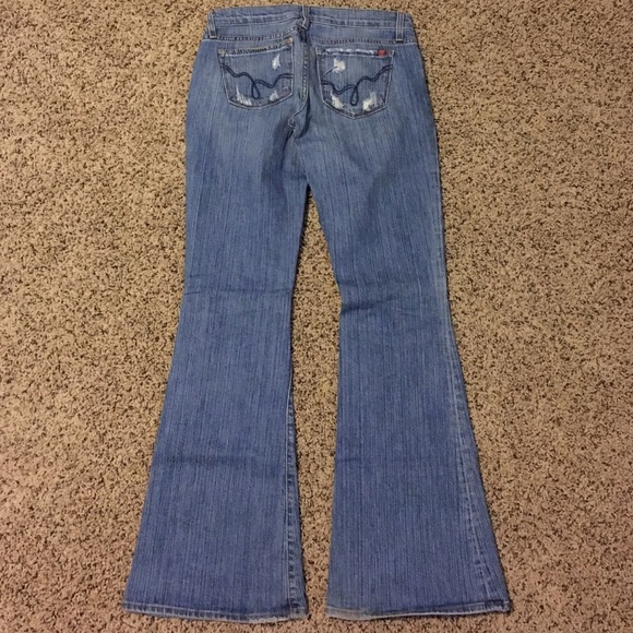 Distress Patch Jeans - Picture 2 of 4