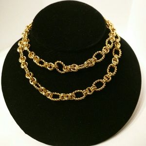 Joan Rivers Gold Tone Chain Necklace