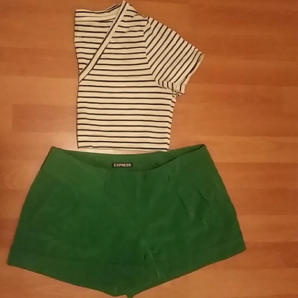 Express Kelly Green Shorts