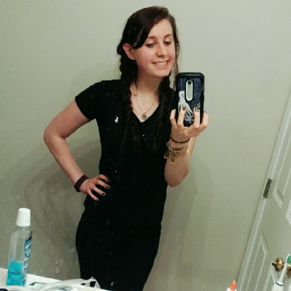 Ralph Lauren Sport Black V-Neck