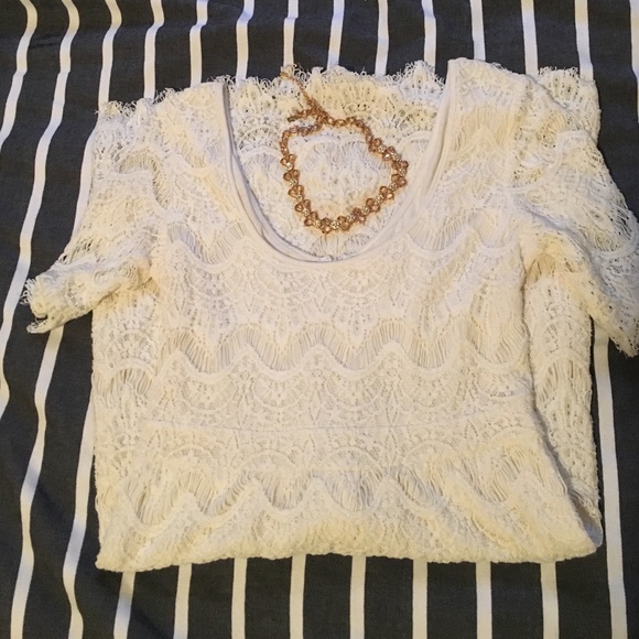 White Lace Urban Outfitters Dress