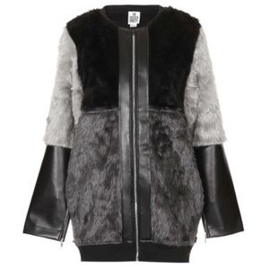 LF Heibai Faux Fur Coat Jacket Ragged Priest 4