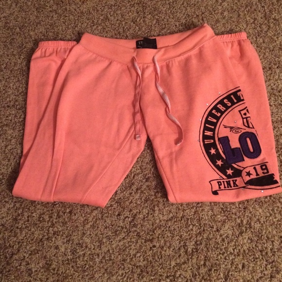 Pink sweatpants. Size M