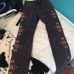 Patterned Jeans
