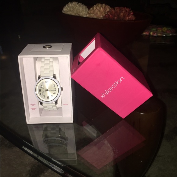 Brand new xhilaration watch. Color white.