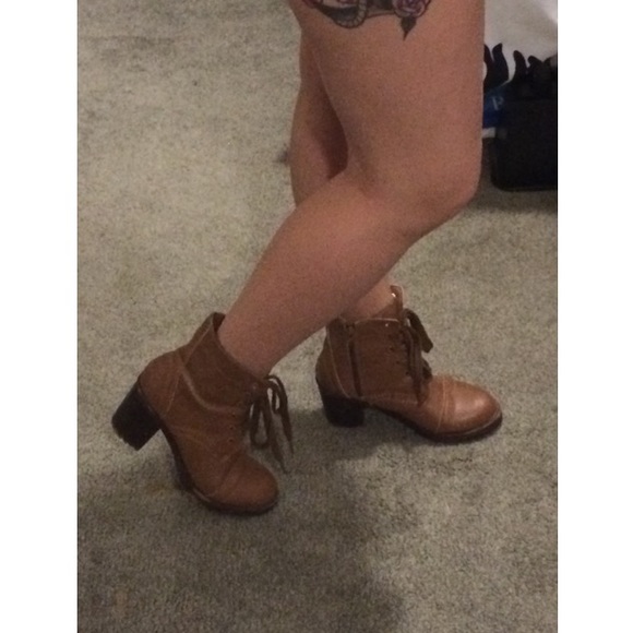 Lace up ankle boots