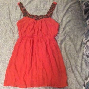 Charlotte Russe bohemian beaded sun dress